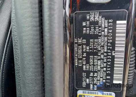 2023 Kia Sportage Ex from USA, damaged, VIN 5XYK33AF2PG004138